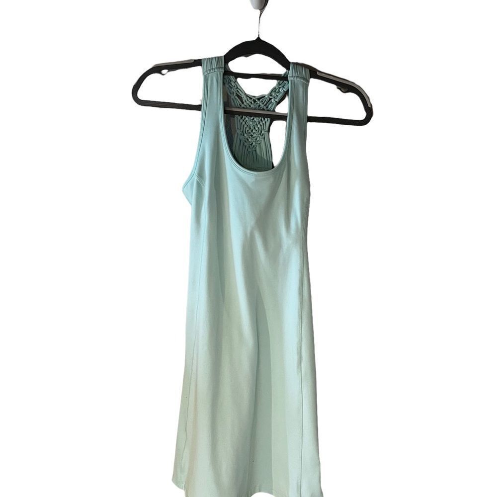 Soybu halter active wear dress built in shelf bra size  XS Mint color